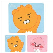 아이콘스 카카오프렌즈 컴퓨터 노트북용 소형 마우스패드, 카카오프렌즈20 리틀 마우스패드-어피치, 1개