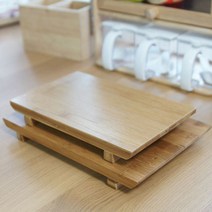 cocooning 대나무 우드 접시 플레이팅 스시 초밥도마 2size 스시도마, 1Ea, 소