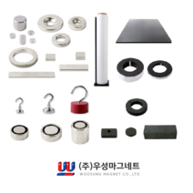 주)우성마그네트 강력 네오디움 자석 원형 사각 사라 링, 원형자석35mm×5mm