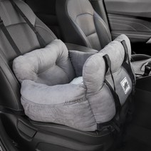 멍뭉스 더블쿠션 반려동물 카시트 차콜 그레이