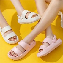 셀러허브 여성패션 [오노마] ONM 여자 학생 슬리퍼 푹신 통굽 샌들 비올때 편한 신발