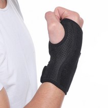 뽀마 손목보호대 손바닥 손등지지대 블랙, 왼손 1개