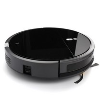 로봇청소기 무소음 인공지능 청소로봇 미니 로보트 로봇 청소기 지도 탐색 물걸레질 소독 4000Pa 흡입 스마트 메모리 WiFi 앱 전기 물 탱크, 협력사, 영국, 블랙-B-X5