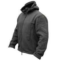 판매 남자 SWAT 전술 폴라 양털 재킷 야외 미국 Softshell 멀티 포켓 후드 두꺼운 따뜻한 사냥 하이
