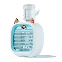 Yooalln 미니 공기 냉각기 팬 푸른