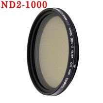 카메라 렌즈 전문 전화 매크로 스타 가변 필터 모든 스마트 폰 37 52 55, nd2-1000, 58mm