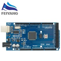 Meg2560 메가 2560 R3 (ATmega2560-16AU CH340G) Pro 미니 meg2560 AVR USB 보드 개발 보드 arduino 용 케이블 포함 전자 부품 액세서리 소스, Blue Board