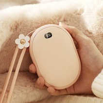 코스트코손난로 포켓 휴대용 다이소충전식 전기 전자 어린이 초등학생 보조배터리 온열 대용량, 그린