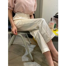 [고급미2col] 새틴 실크 일자 슬림 슬랙스