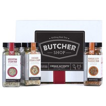 Urban Accents BUTCHER SHOP 미식가 그릴 양념 러브 선물 세트 (3 개 세트) - 궁극의, 상세설명참조