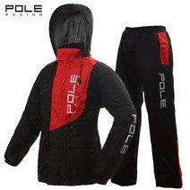 오토바이 낚시 성인 전기 비옷 정장 방수 모터 사이클 폴 레인, 빨간_XL