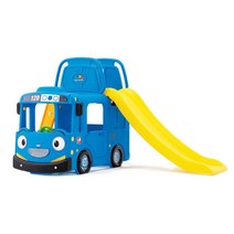 어린이집 놀이방 운전놀이 3in1 타요 버스 미끄럼틀 아동센터용