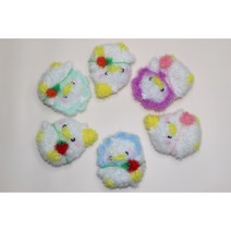 시크릿 뚱오리 수세미 의정부 할머니 수제 핸드메이드 코바늘 손뜨개 국산 폴리 두겹, 보닛, 딸기