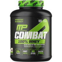 Muscle Pharm 머슬팜 컴뱃 100% 웨이 프로틴 파우더 바닐라 5lb(2.26kg)