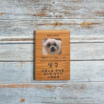 나무간판 문패 어바웃펫 이름표 강아지수목장 21