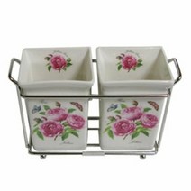 철기아트 수저통 수저꽂이 정리통 보관함 수저함 중, 단품