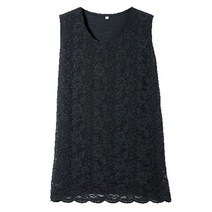 (아)레이스민소매블라우스