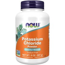 Now Foods Potassium Chloride 나우푸드 염화 칼륨 227g, 1개