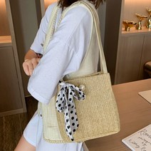 진주 라탄 숄더백 패션 가방 여자 데일리 회사원 러브켓 체인 미니 쇼퍼 비치 버킷 운동 가벼운