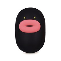 Muid 고양이 손난로 핫팩 휴대용 속열 보조배터리 겸용 충전기 USB 충전기 귀여운 고양이 큰부리 오리, 검은색 오리