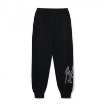 [국내매장판] 엠엘비 MLB 베이직 빅조거팬츠 NY (Black)