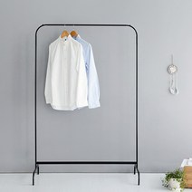 이케아 철제 스탠드 행거, 블랙