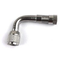 바이크 오토바이 90 도 각도 구부러진 밸브 어댑터 타이어 튜브 구리 실버 확장 트럭 자동차 모토 자전, 01 1pcs