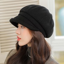 COSYEVNO 캐주얼 빈티지 베레모 여성 겨울 모자