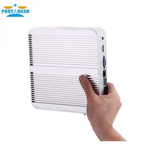 팬리스 미니 PC 인텔 i3 6157U 8145U 윈도우즈 10 베어 본 시스템 장치 데스크탑 컴퓨터 Linux HTPC VGA HDMI WIFI 6 X USB 가격 저렴, 4G Ram 128G SSD WiFi, Core i3 4005U DDR3L