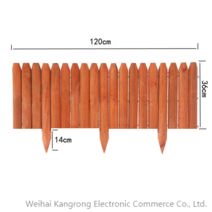 [KangRong해외구매대행] 화단 울타리 나무 펜스 이케아 야외 방부목 다이소 정원 베란다 텃밭 야외 테라스 꾸미기, j파란색 뾰족한 바닥 사각형 머리 120 ×