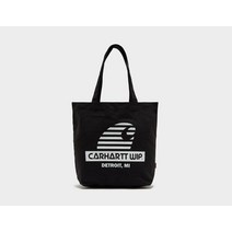 Carhartt WIP 캔버스 그래픽 토트 백 - 블랙 UK SIZE