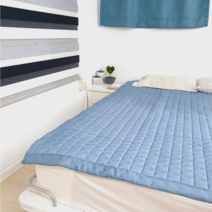 [싸다원단] 천연 꼰사인견 풍기인견 누빔패드 (기간한정 최저가) [NU050], 블루