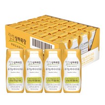상하목장 딸기우유 125ml 24개, 유기농 바나나우유