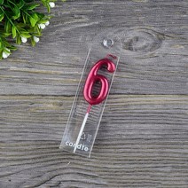 양키캔들 인테리어 캔들숫자 촛불 빨간색 숫자 0-9 암페어 물음표 생일 기념일 무연, 7