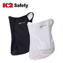 도매마트 K2 여름 하이크 스포츠 쿨 넥워머 넥스카프 IUA21910, 화이트