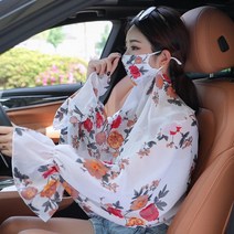 안면 자외선차단 마스크 골프 등산 낚시 하이킹 얼굴 햇빛가리개 일본 여 자외선 차단 얇은 숄을 긴 소매 자외선 차단 운전할 숄. 여름 목 보호대-69879, 옵션09