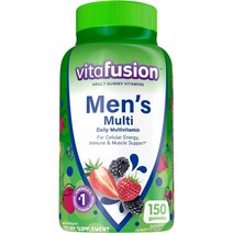 비타민 A C D E B6 B12 미국 넘버원 거미 비타민 브랜드 75일 공급 150 카운트, Mens