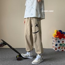 린넨배기바지 디자인감각 면린넨 캐주얼바지 여성 조거 트렌드 하이웨이스트 날씬해 보이는 팬츠 여름 얇은 2453433001