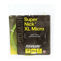아사웨이 슈퍼닉 XL 마이크로 1.15 단품 스쿼시 스트링