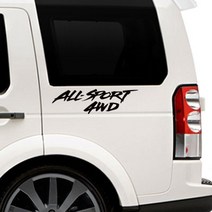 정크야드 오프로드 대형 스티커 bs_091, 빨간색, 1개