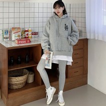 세라제이 기모 오버핏 엘에이 후드티 레깅스 트레이닝세트