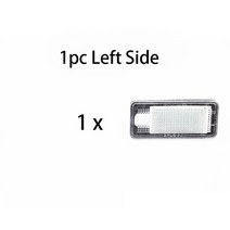 자동차 번호판 차량 용품 아우디 A4 Rs4 자동차 LED 번호 라이트 외부 액세서리, 02 1pc Left Side