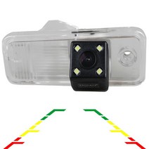 주차라인 룸미러ZIQIAO-현대 그랜저 HG 세단 아제라 카렌스 2011-2015 Creta IX25 산타페 후방 카메라 HS13, 02 4 LED linear track