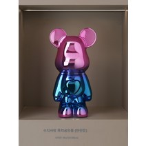 가벼운 럭셔리 폭력 곰 술장 인테리어 소품 고급 거실 TV장 현관 홈세트 선물, 사랑 폭력 곰 다채로운