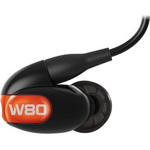 Westone W80 8개 드라이버 트루 핏 이어폰 ALO 오디오 및 고해상도 블루투스 케이블 2세대 블랙 (WST-W80-2019)