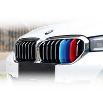 BMW 5시리즈 LCI G30 삼색 키드니 그릴 클립 커버 몰딩 M컬러, 더 5 LCI (G30 : 21년이후~)