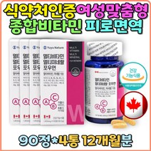 여성종합영양제 마그네슘 망간 셀렌 육아맘 직장맘 주부 여자 20대 30대 40대 캐나다 멀티 미네랄 비타민 포우먼 여성 맞춤형 비타민 A D B C E 나이아신 엽산 비오틴