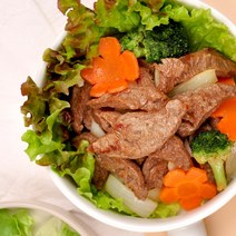 대용량 콩단백 콩고기 1kg 2kg/콩불구이/쏘이까스/후라이드/커틀렛/너겟/너비안/스테이크, 콩고기 비건 콩단백 500g(소스미포함)