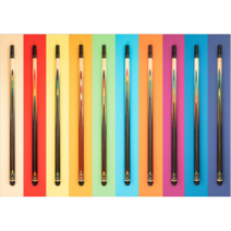 한밭큐 PLUS-10 Colorful Red (HB-12가방포함) 한밭 큐, NO.2453, 우드조인트(선상대+하대) (제작 4~5주)