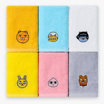 송월타월 송월 뽀로로 카카오톡 동물 캐릭터 어린이집 고리수건 핸드타월, 1장, 선택13) 카카오 프렌즈 고리타올_블루